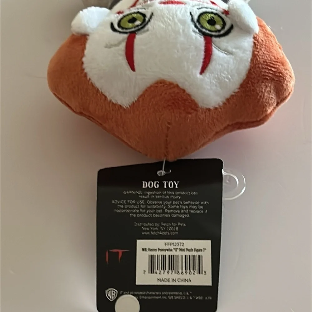 IT The Movie Pennywise Soft & Squeaky Plush Dog Toy